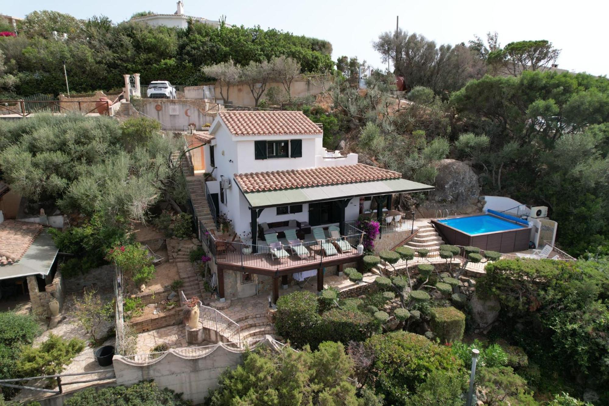 Villetta With Heated Pool And Panoramic View Torre delle Stelle Exterior photo